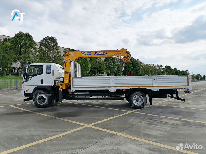 Бортовой грузовик Dayun CGC1120D с КМУ XCMG, 2024