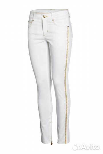 Джинсы Versace for H&M белые