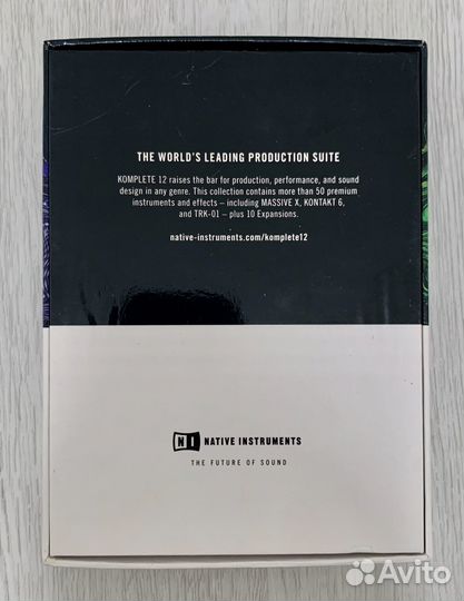 Native instruments Komplete 12 коробочная версия