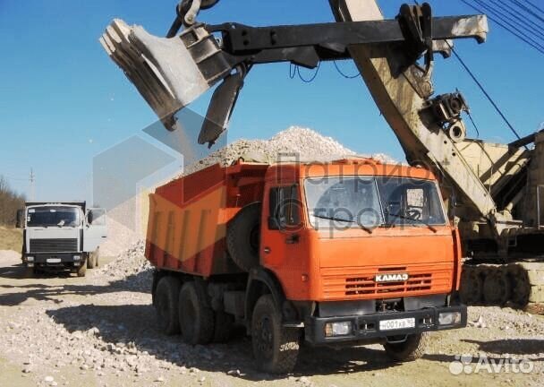 Щебень известковый