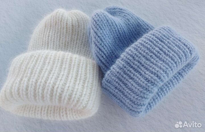 Шапка женская ручной работы, В наличии