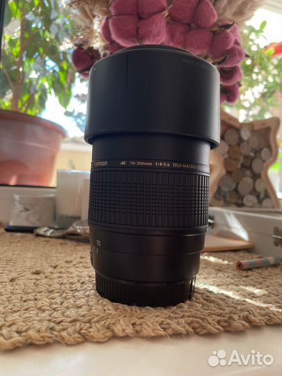 Объектив tamron для canon 70-300 1:4-5.6