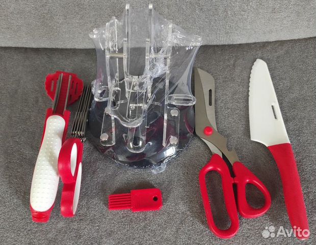 Набор ножниц для салата (с подставкой)