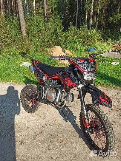 Питбайк kayo basic YX 125 rolling moto edition