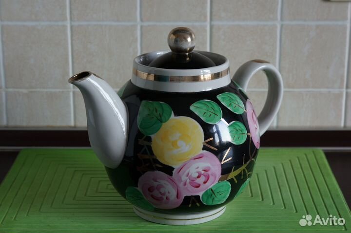 Чайник-заварник фарфоровый, СССР. Большой