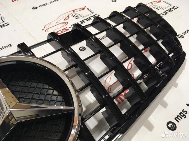 Решетка на Mercedes ML w166 GT Chrome звезда