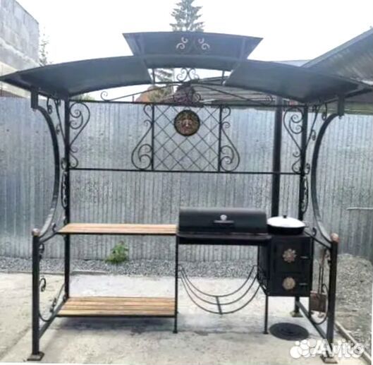 Мангал С крышей