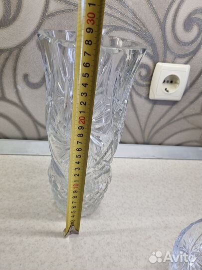 Ваза хрустальная