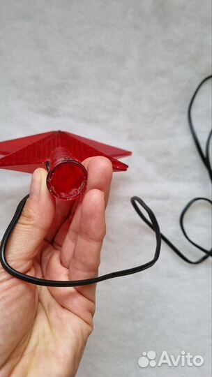 Гирлянда Звезда на ёлку СССР рабочие