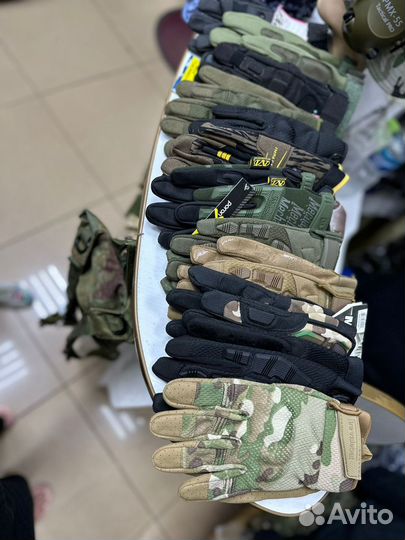 Перчатки тактические с пальцами и без пальцев