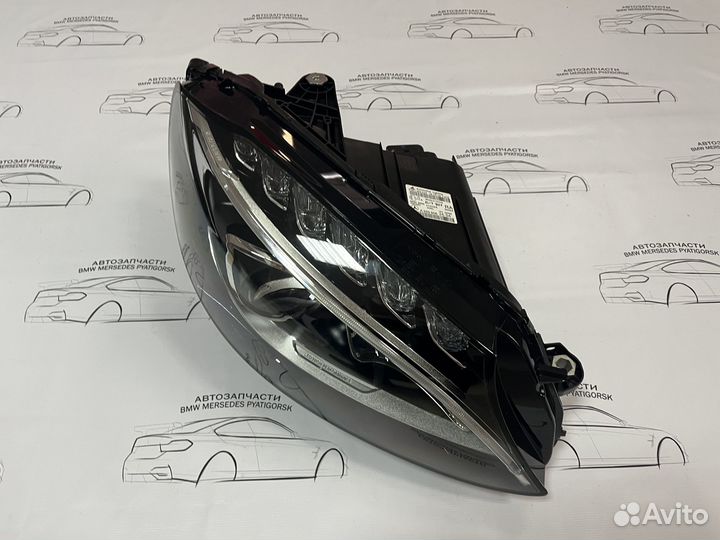 Правая фара Mercedes W205 LED 1 линза