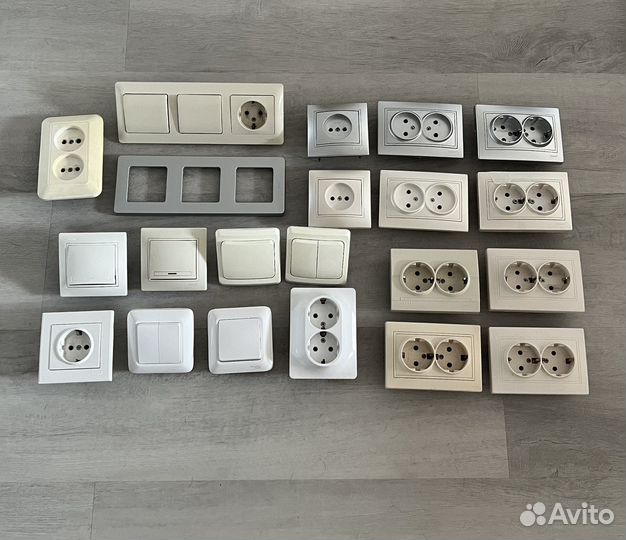 Розетки и выключатели б/у