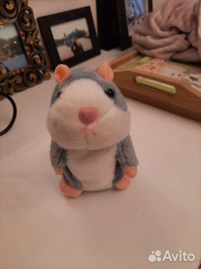Игрушка говорящий хомяк повторюшка