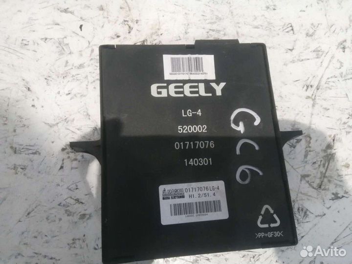 Блок комфорта Geely Gc6