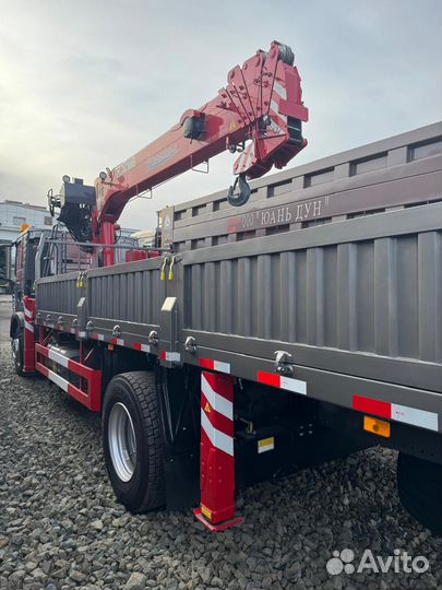 Бортовой грузовик Howo T5G с КМУ XCMG, 2024