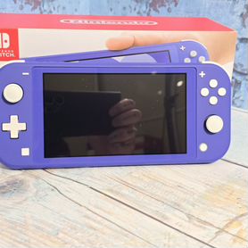 Nintendo switch lite синий прошитый