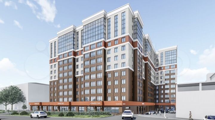 3-к. квартира, 98,8 м², 9/12 эт.