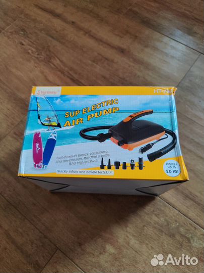 Электрический насос для лодки, SUP, каяка