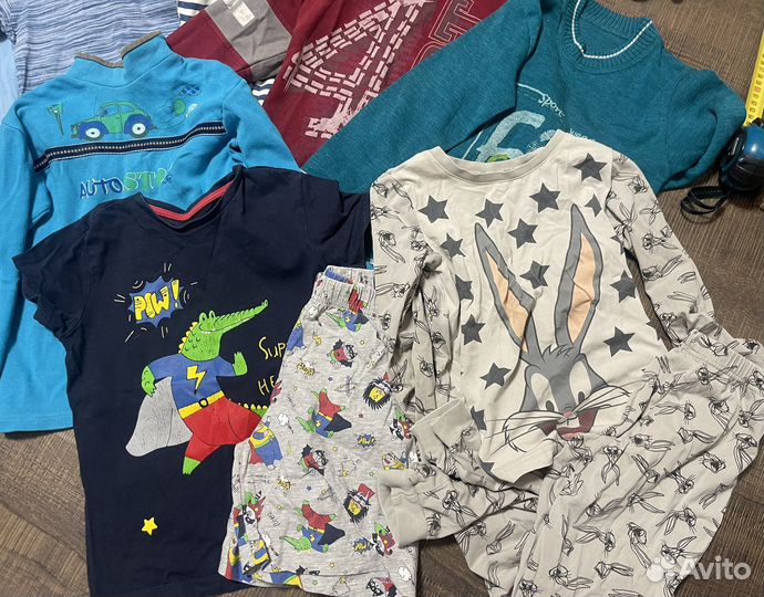 Вещи пакетом на мальчика 116 122 128