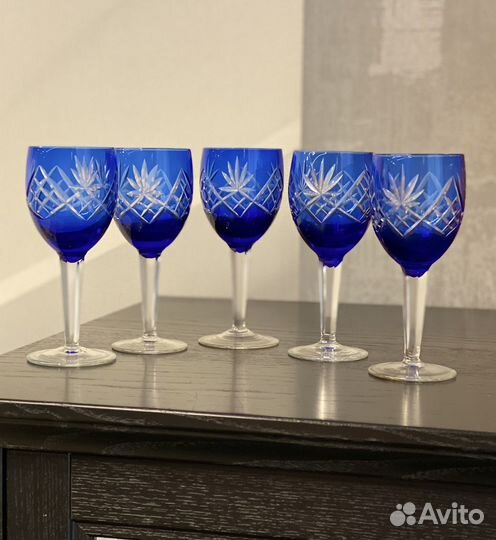 Фужеры Гусь хрустальный СССР