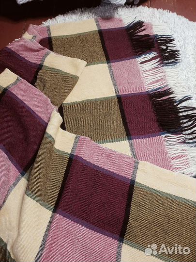 Плед шерстяной