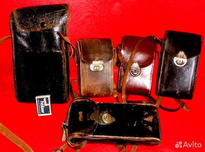 Антикварные кофры к фотоаппаратам кожа Европа США