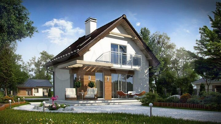 Дом 92 м² на участке 7,5 сот.