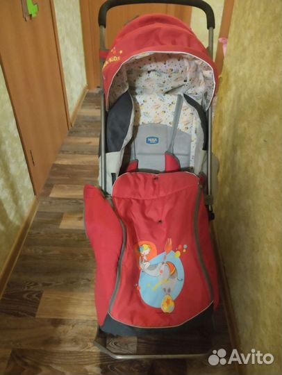 Детские санки коляска ника