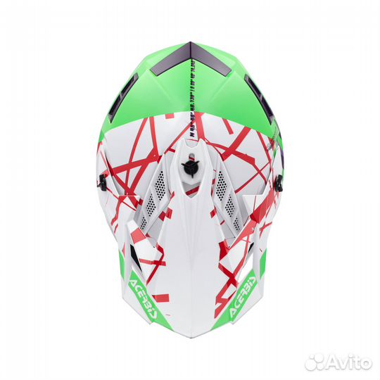 Шлем Acerbis X-track 22-06 Green/White