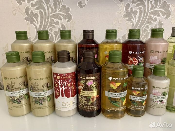 Ив Роше гели для душа, крема для рук, шампуни