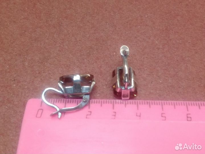 Суланит, посеребрение.комплект кольцо+серьги