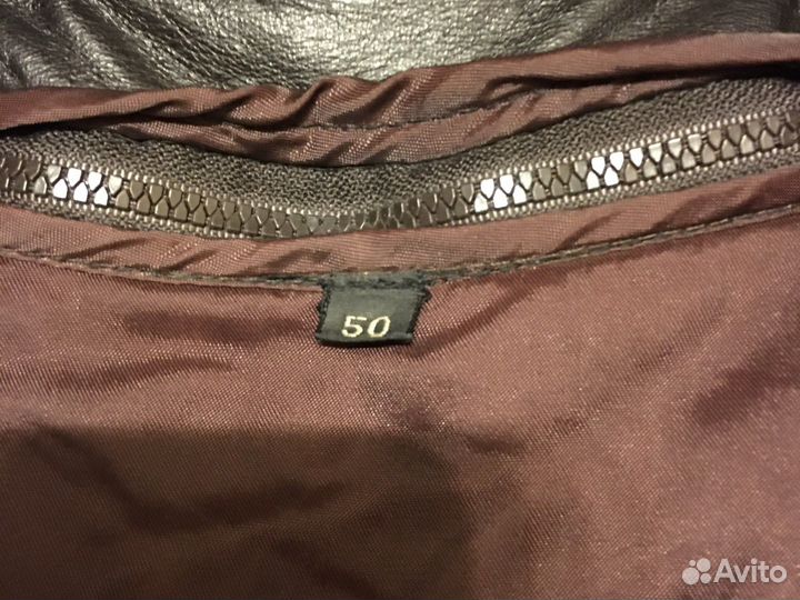 Мужской плащ кожа