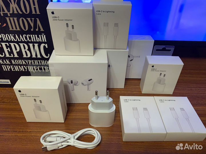 Блок питания Apple 20w быстрая зарядка на iPhone