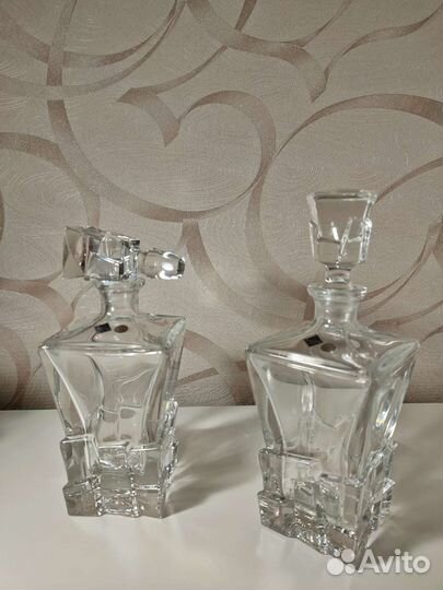 Графин для виски Bohemia Jihlava хрусталь, Чехия