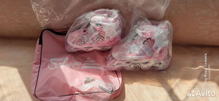 Ролики для девочки раздвижные 38-42