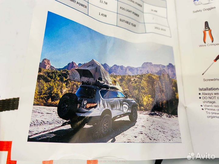 Стоп - сигналы Nissan Patrol 62 тюнинг LED I5693