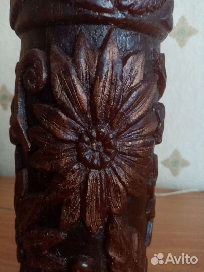 Свеча декоративная большая восковая Гдр