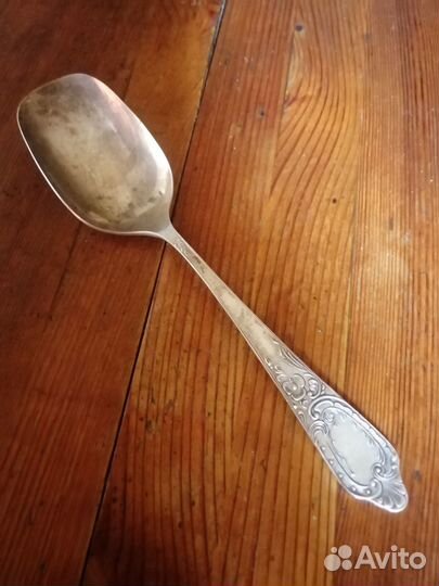 Серебряная салатная ложка СССР
