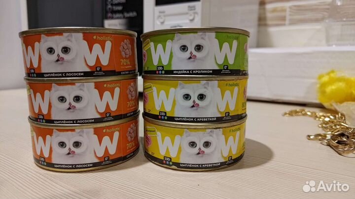 Корм влажный для кошек