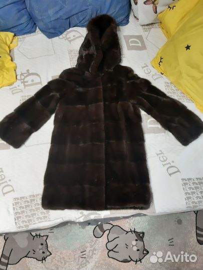 Шуба норковая 42 44 бу