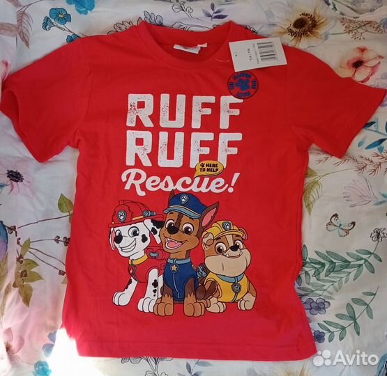 Футболка щенячий патруль 110 116