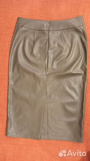 Юбка карандаш экокожа