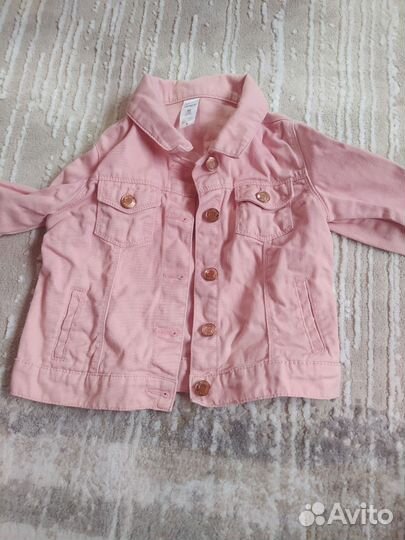 Джинсовая куртка для девочки 110