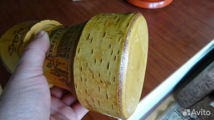 Пивная деревянная кружка