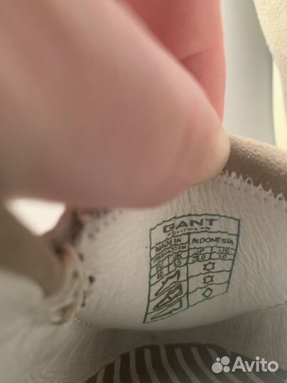 Туфли мокасины Gant новые нптуральная кожа