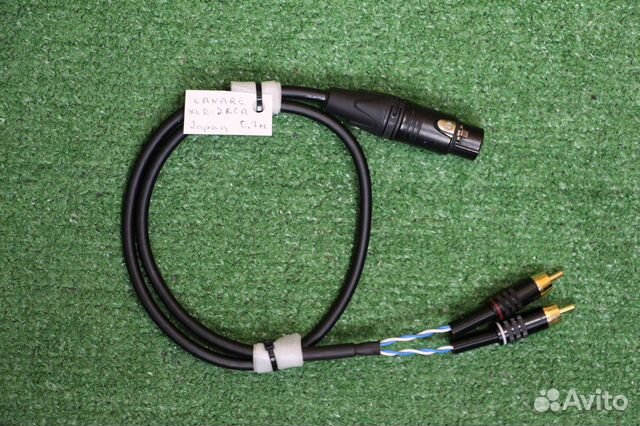 Кабели-переходники 1XLR (F) -2RCA