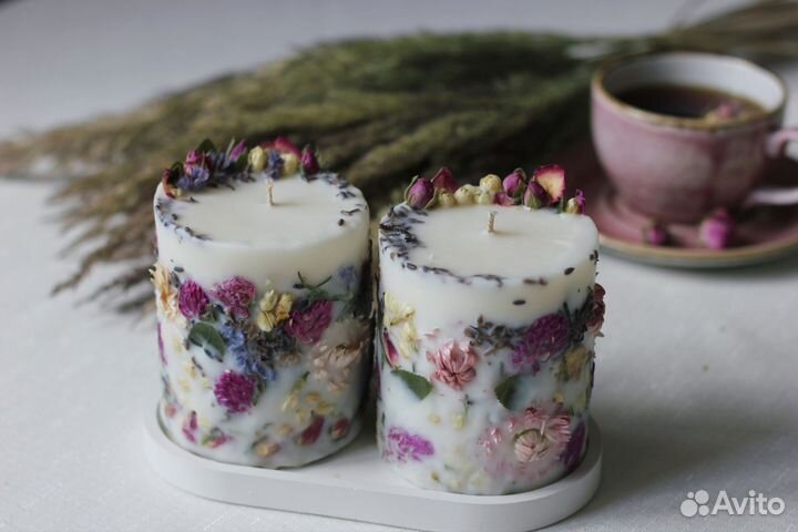 Ботанические арома свечи