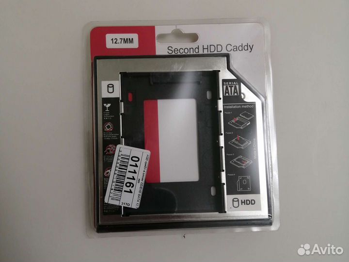 Переходник дополнительного HDD в отсек CD/DVD