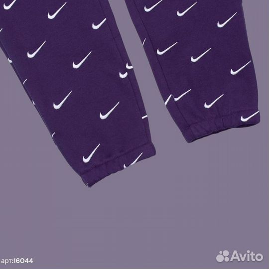 Спортивные штаны nike фиолетовые С логотипом бренд
