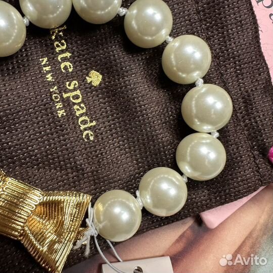 Браслет Kate Spade с бантиком в комплекте бутика